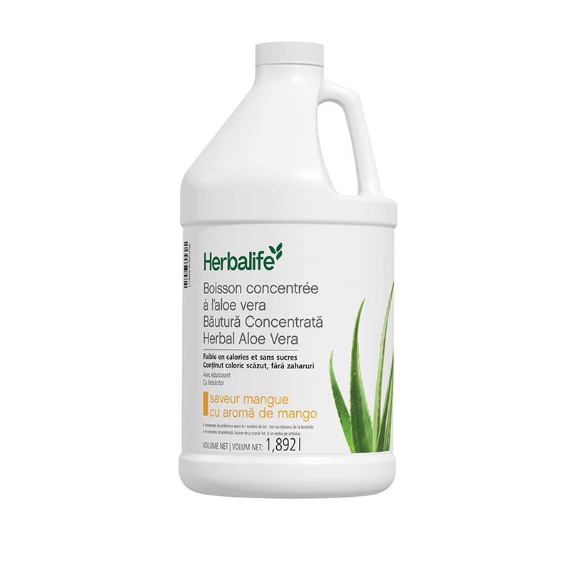 Boisson concentrée à l'aloe vera Saveur mangue 1,892 litre
