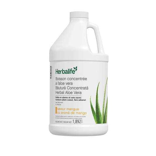 Boisson concentrée à l'aloe vera Saveur mangue 1,892 litre